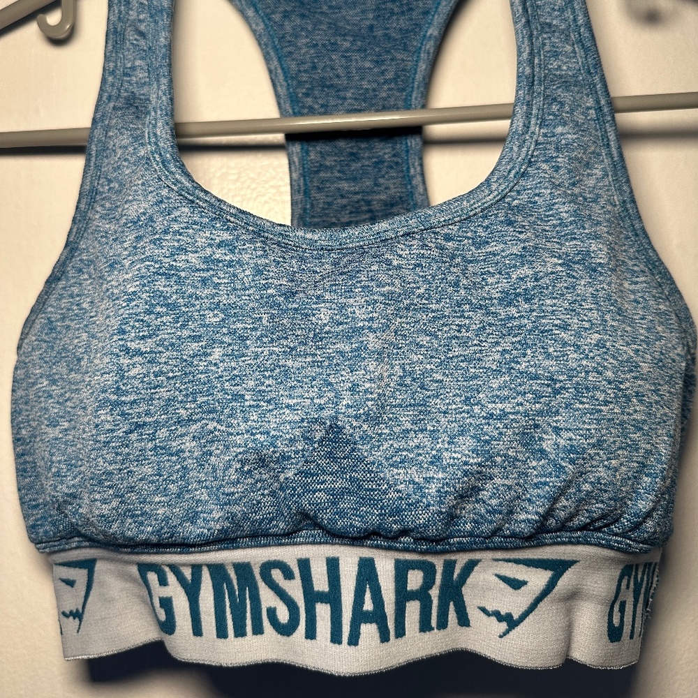 Gymshark Deep Teal/Ice Blue Flex Sports Bra